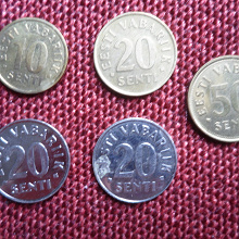 Отдается в дар Монеты Эстонии