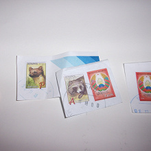 Отдается в дар Белорусские марки с конвертов