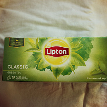 Отдается в дар Зелёный чай Lipton.