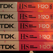 Отдается в дар Видеокассеты VHS, TDK, чистые