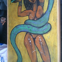 Отдается в дар картина голая женщина и змея