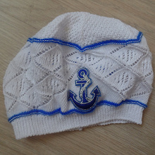 Отдается в дар Летняя шапочка для маленькой морячки*