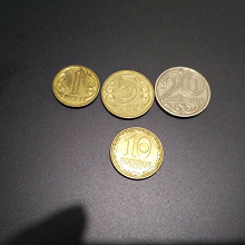 Отдается в дар Монеты Украина. Казахстан