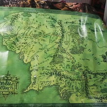 Отдается в дар Карта Средиземья. Толкин