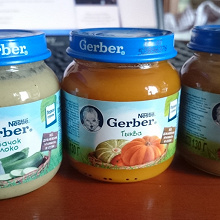Отдается в дар Детское пюре Gerber