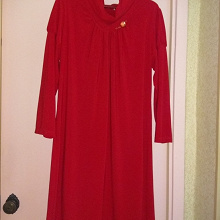 Отдается в дар Платье красное, размер 56