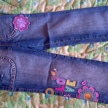 Отдается в дар джинсы для девочки