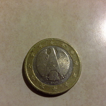 Отдается в дар Монета.Евро.
