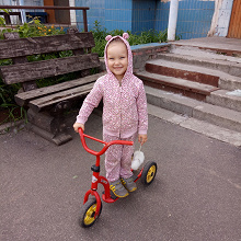 Отдается в дар Детский самокат б/у