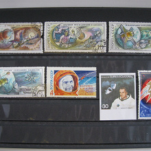 Отдается в дар Немного космических марок