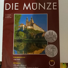 Отдается в дар брошюра о монетах на немецком языке