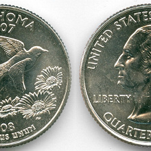 Отдается в дар Юбилейная монета США.