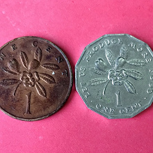 Отдается в дар 2 монетки Ямайки