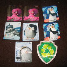 Отдается в дар Карточки с пингвинами