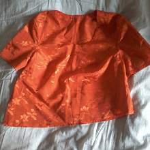 Отдается в дар «Огненная» блузка