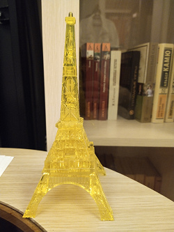 Отдается в дар «Пазл 3D кристаллический «Эйфелева башня»»