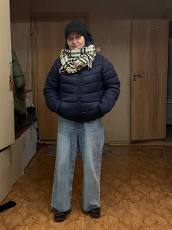 Отдается в дар «Дутая зимняя куртка 50/52»