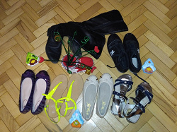Отдается в дар «пакет обуви для девочки р35-36»