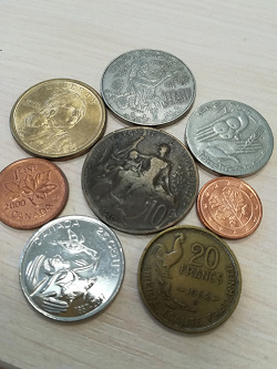 Отдается в дар «Французская монета»