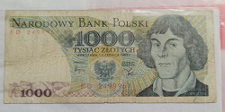 Отдается в дар «Польская банкнота»