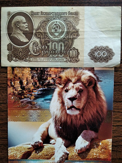 Отдается в дар «банкнота СССР»