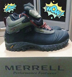 Отдается в дар «Ботинки Merrell Polartec размер 43»