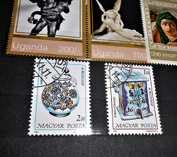 Отдается в дар «Керамика. 1985. Марки Венгрии.»