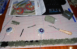 Отдается в дар «Набор для вышивания в ковровой технике latch hook kit»
