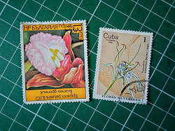 Отдается в дар «Почтовые марки. Флора и фауна.»