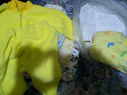 Отдается в дар «Пакет теплой одежды на новорожденную»