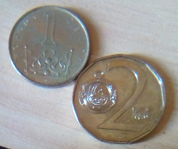Отдается в дар «Монеты Чехии»
