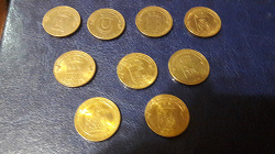 Отдается в дар «Монетки 10 рублей ГВС»