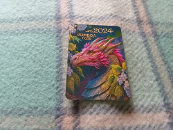Отдается в дар «Драконы и цветы(карманный календарик на 2024 год)»