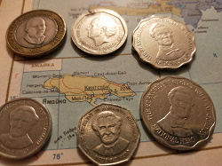Отдается в дар «Ямайские монеты»