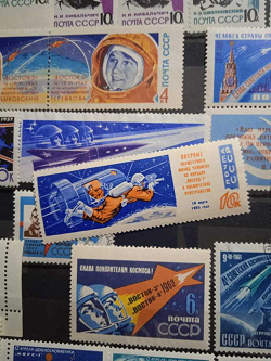 Отдается в дар «марки с космонавтами»