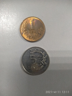 Отдается в дар «Монеты Албании из оборота.»