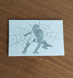 Отдается в дар «Картина по номерам Человек-паук»