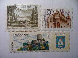 Отдается в дар «14 архитектурных марок Польши.»