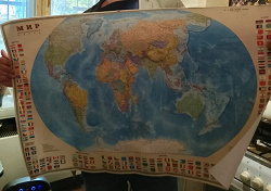 Отдается в дар «Политическая карта мира»