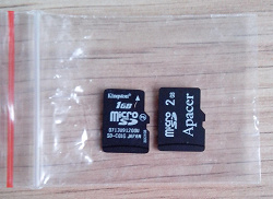 Отдается в дар «Micro SD 1GB, 2GB.»