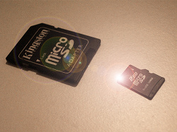 Отдается в дар «Адаптер-переходник на microSD карточку.»