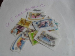 Отдается в дар «Почтовые марки России (разные)»