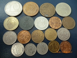 Отдается в дар «Монеты Франции и Польши»