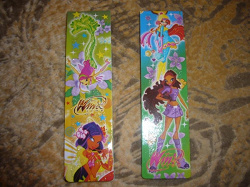 Отдается в дар «магнитные закладки Winx»