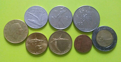 Отдается в дар «Монеты Словении и Италии»