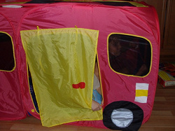 Отдается в дар «Палатка-автобус для детей»