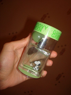 Отдается в дар «Духи Snoopy Groovy green»