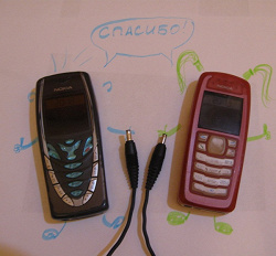 Отдается в дар «зарядка для NOKIA 3.7 V»