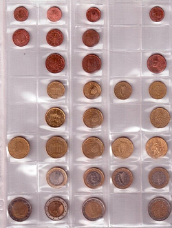 Отдается в дар «Монеты — евроценты»