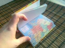 Отдается в дар «Блокнот-карта Германии»